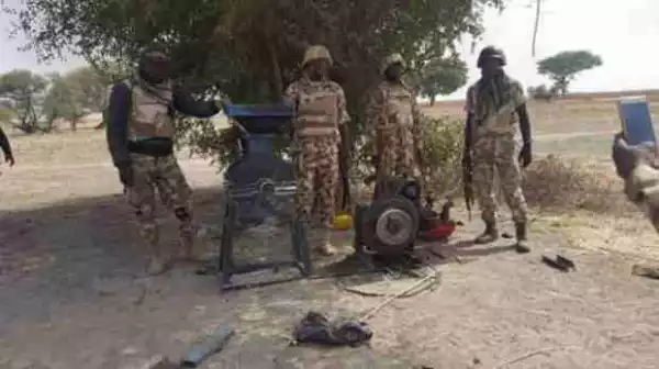 Troops Destroy Boko Haram Terrorists Logistics Base At Shirawa (Photos)